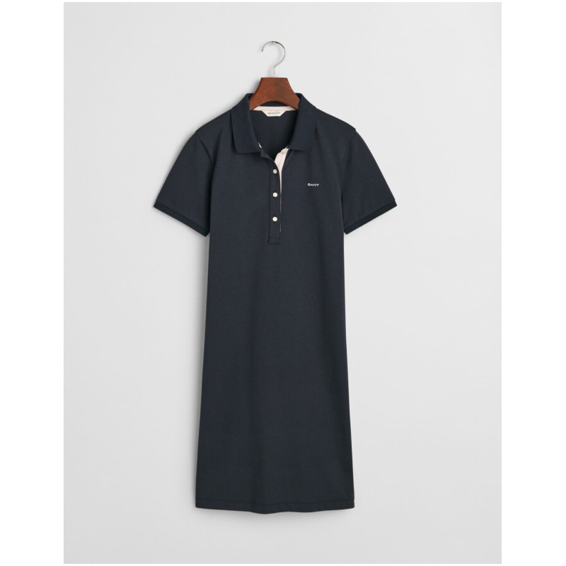 GANT Contrast collared pique polo dress